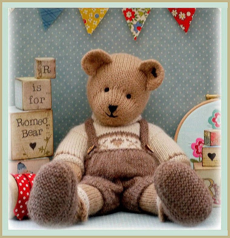 ROMEO Bear / Teddy Bear Knitting Pattern/ PDF/ Instant DIGITAL Download Pattern