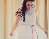 Dotty Asymmetric Illusion Dress - Judy