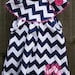 Personalized Chevron Top, dress, chevron