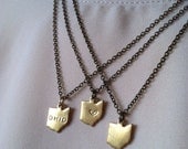 Mini Brass Ohio Necklace - Choose your Ohio charm