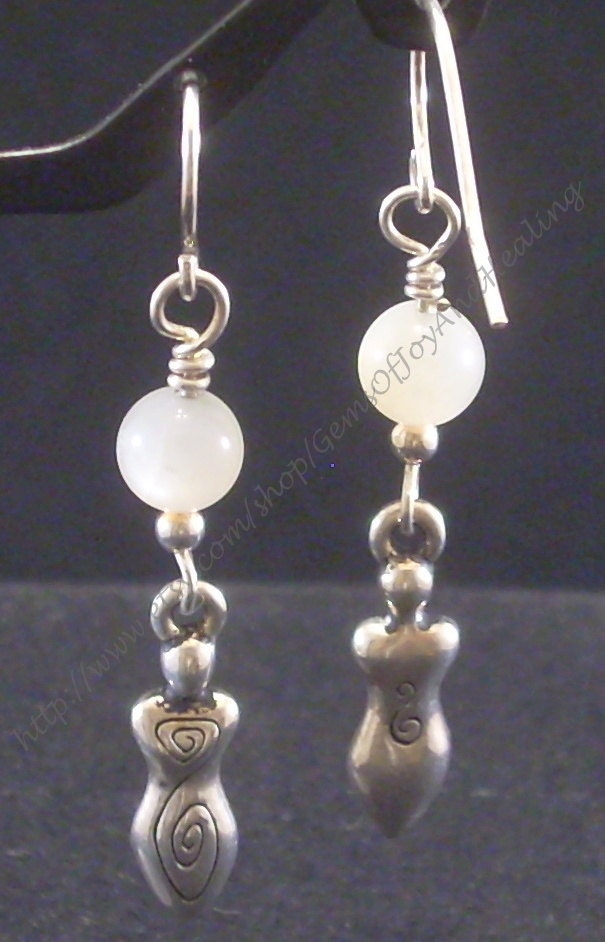 Moonstone Goddess Earrings