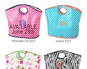 Personalized Vinyl Shopping Beach Tote - Great Gift - Free Personalization
