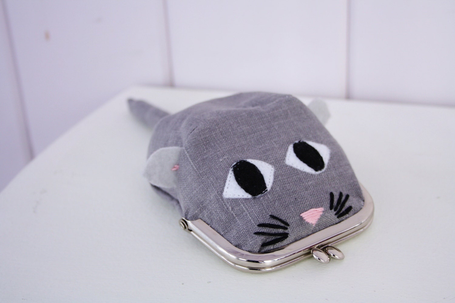 Henri the cat... cute change purse or wallet