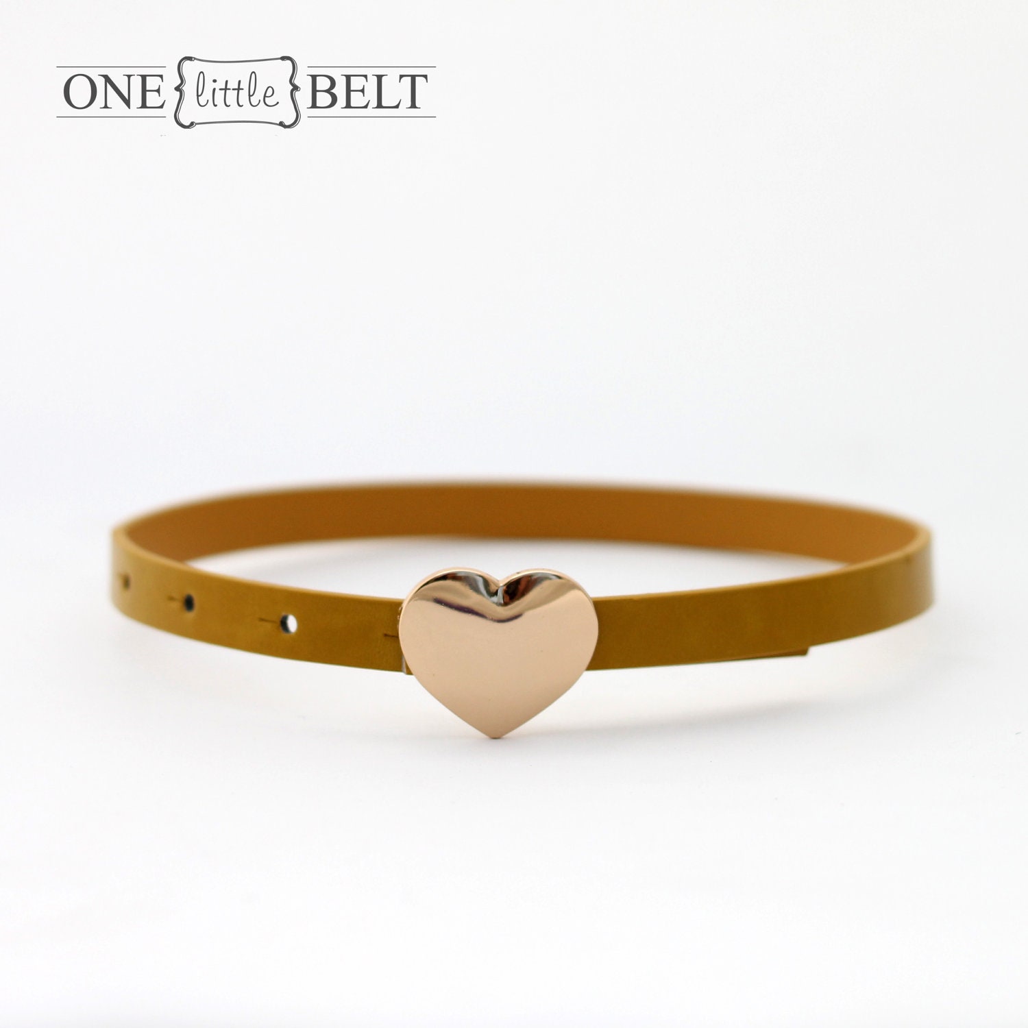 Mustard Yellow Toddler/Baby Girl's Belt