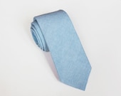 Florent - Light Teal Cotton Men's Tie