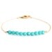 Beaded Bar Bracelet - Turquoise