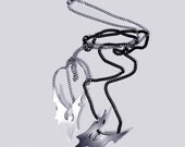 Sterling Silver Bat Necklace