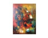 Oil Abstact,  oil on canvas 18"x24" Abstract original painting oil on canvas