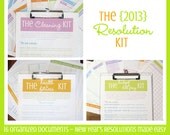 The 2013 RESOLUTION Kit - 16 documents - INSTANT DOWNLOAD