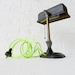 The Aviator Desk Lamp w Neon Yellow Green Color Cord