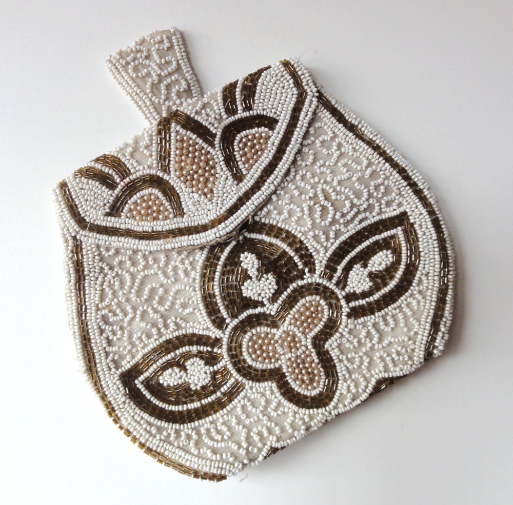 Vintage Beaded Purse Art Deco 30s