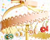 Girls Daisy Dangle Earrings