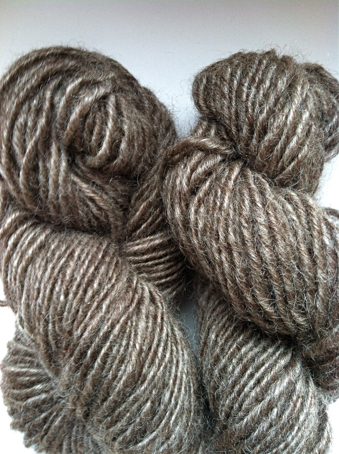Gray Mohair and Wool Blend Lopi