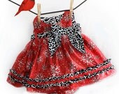 Instant Download PDF Pattern Baby Toddler ruffle  Dress  and Diaper Cover Size XXS to Large - NB 3 6 9 12 18 Month