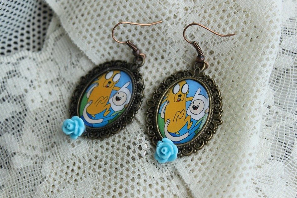 Adventure Time - JAKE & FINN - Best Bros Earrings