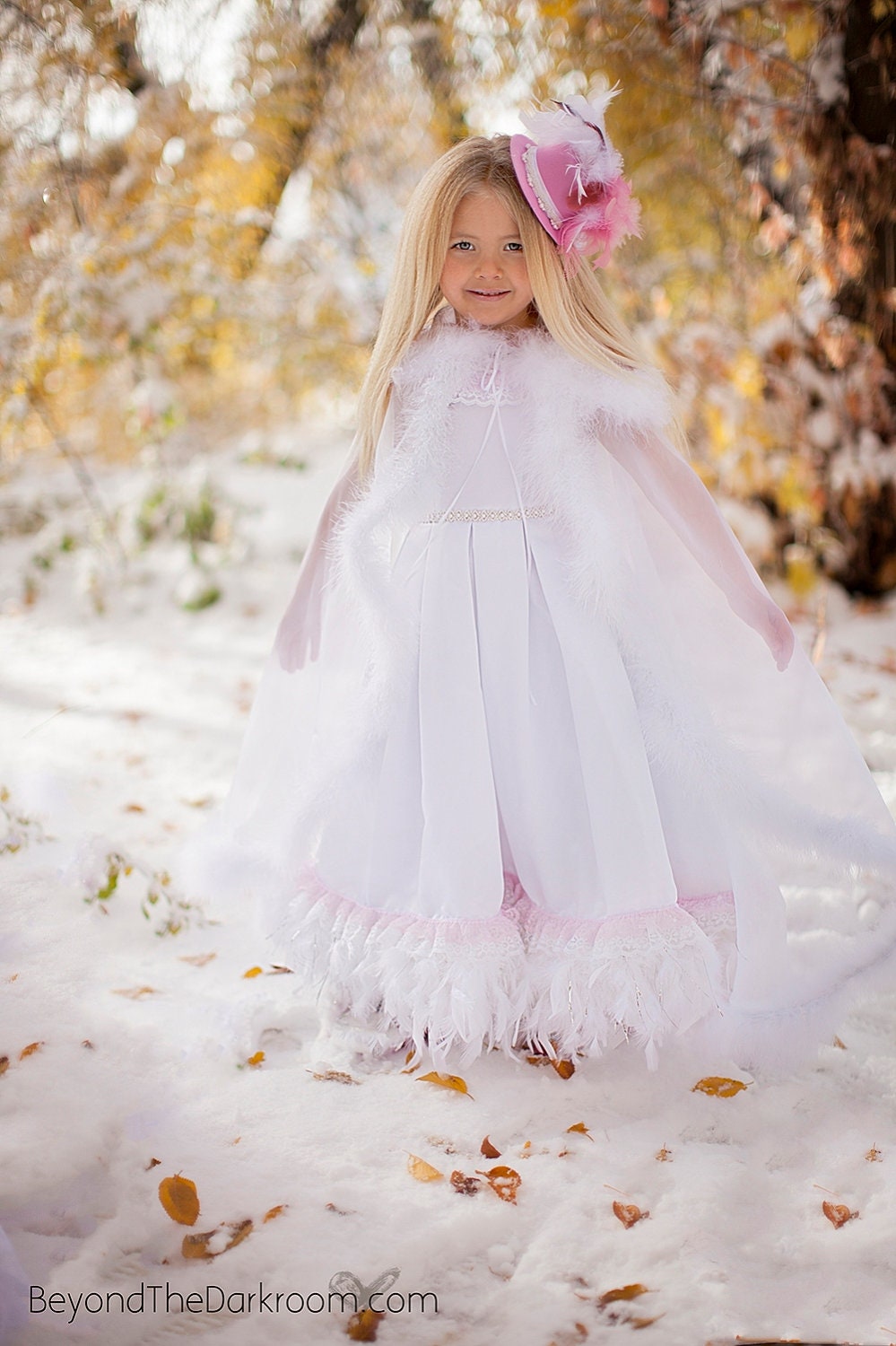 Snow White Inspired Elegant Girls Princess Dress