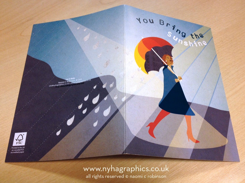 Bring the Sunshine - Blank Note Card - Blank Card
