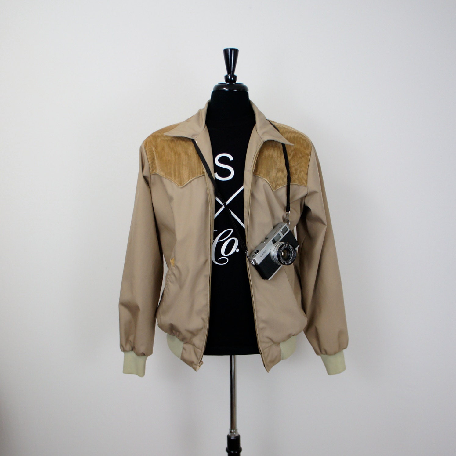 Vintage H Bar C "Cutting Horse" Corduroy Western Jacket - Large