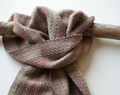 Handwoven Autumnal Scarf with Wool
