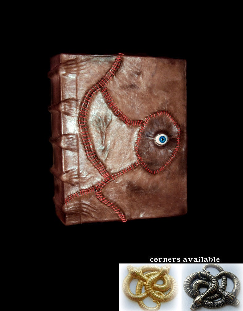 Your Design 9x12 Custom Made Book of Shadows / BOS, Grimoire, Spell Book, Book of Mirrors/Journal, handmade, blank