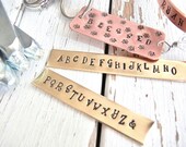 Jeanie UPPERCASE 4mm Font Set - Letter Punch Set - Steel Alphabet Letter Punch Stamp Set - Metal Stamps - Hand Stamped Jewlery - ImpressArt