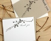 Ivory Romance - Rustic Wedding Thank You Cards - Purchase to Start the Ordering Process