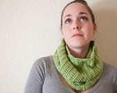 Women's Cowl Scarf - Men's Cowl Scarves - Green Cowl Scarf