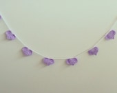 Purple Love Hearts Garland Wall Hanging