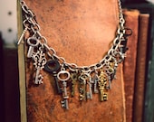 Mixed Small Keys Necklace
