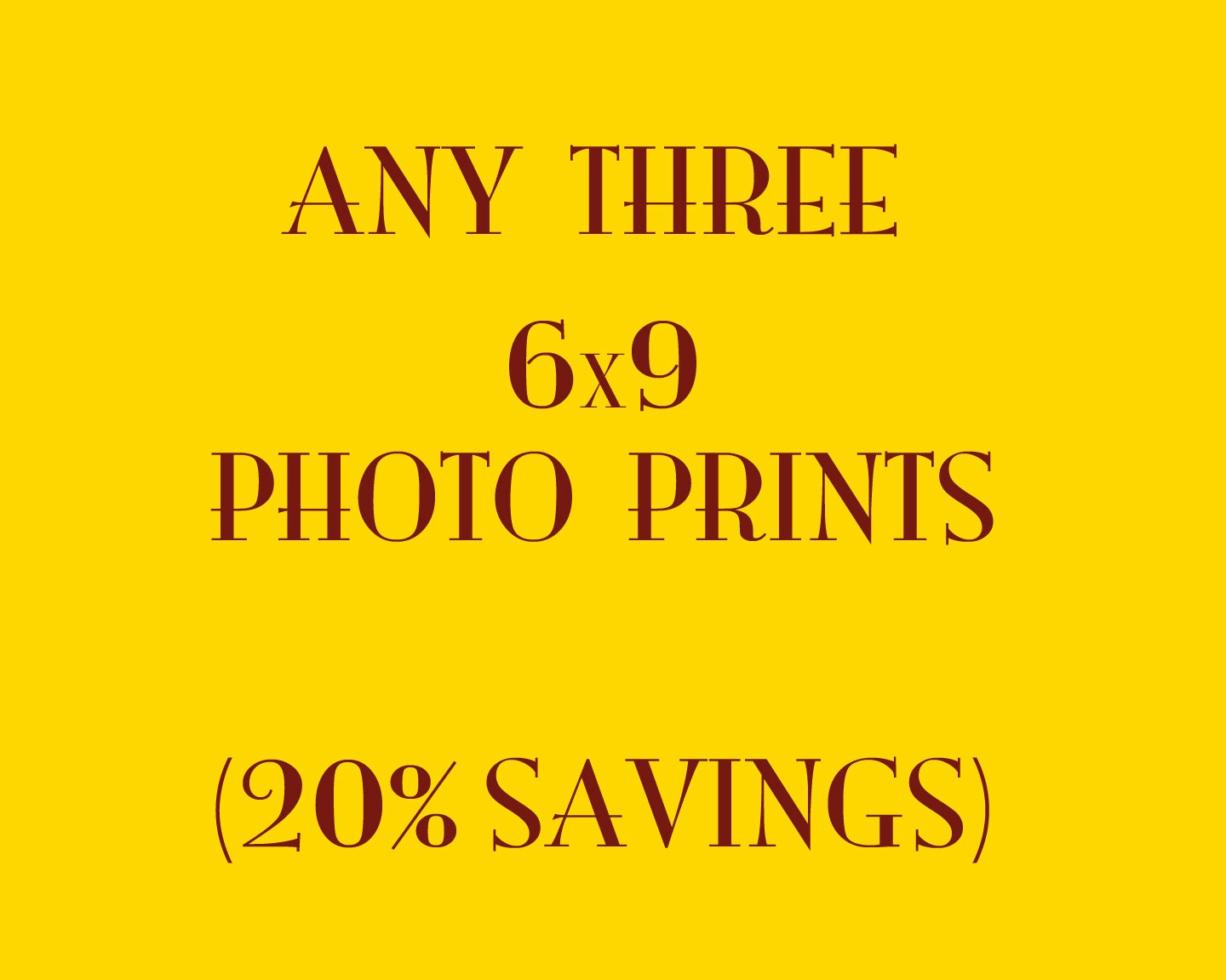 Three 6x9 Photo Prints - Print Set - Wall Decoration - Collection - Choose Your Own Set - Fine Art Photography - Home Decor