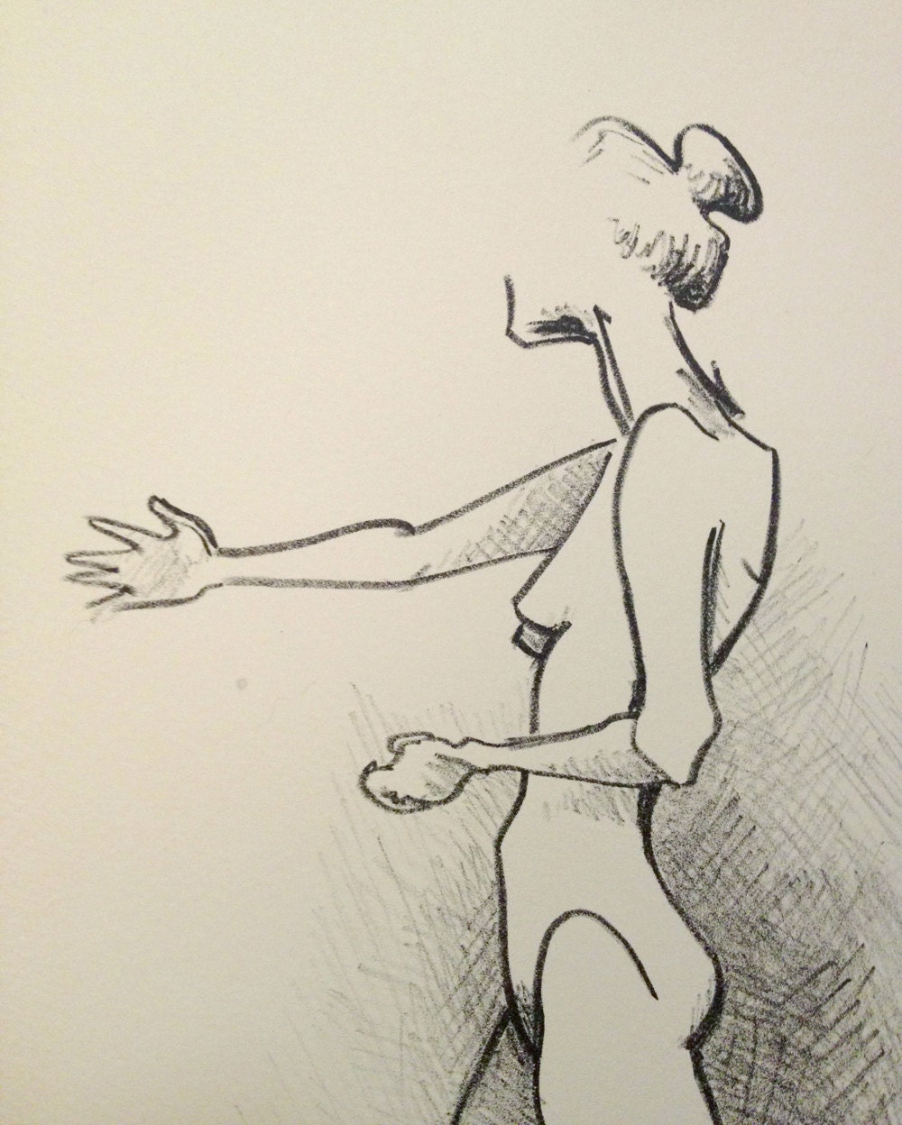 Gesture - Lithograph