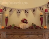 THANKFUL Burlap Banner