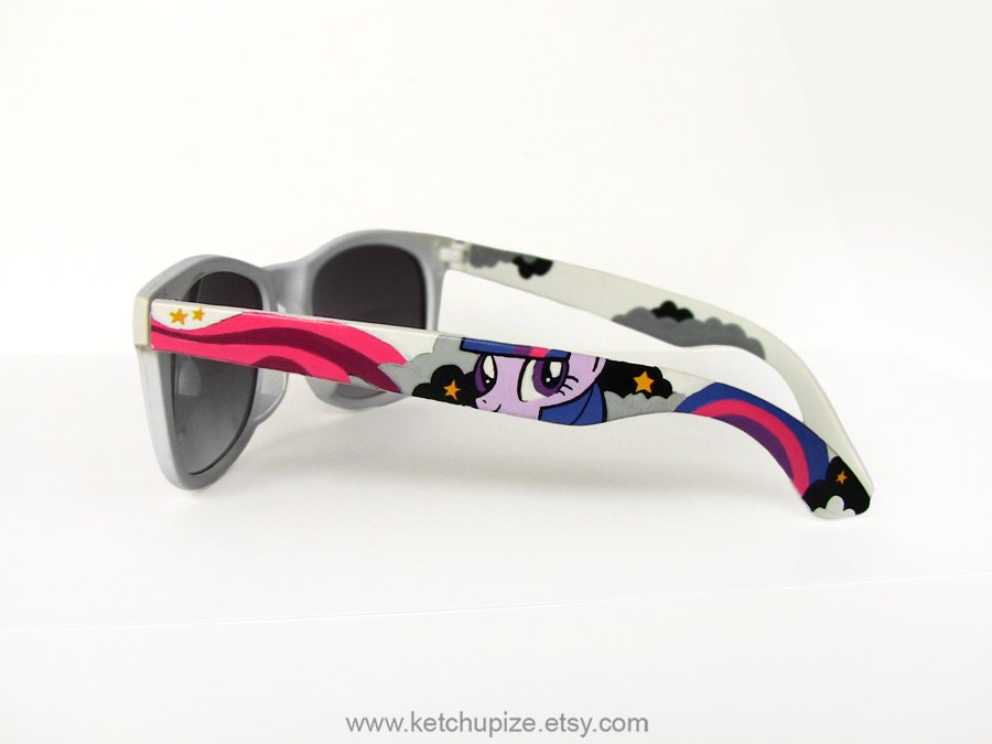 Sunglasses - Wayfarer style sunglasses My Little Pony unique hand painted