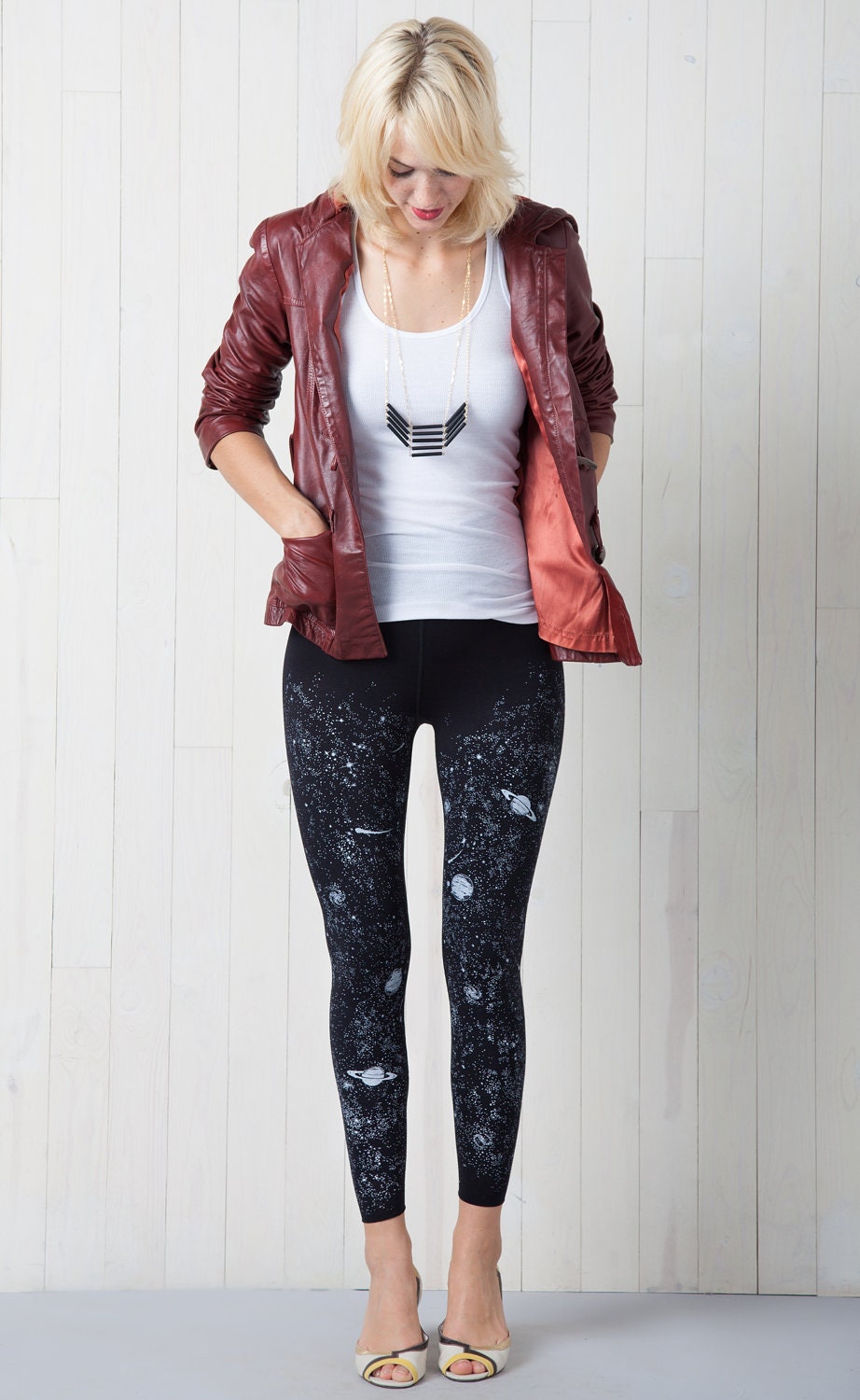 Glow in the Dark Solar System Leggings