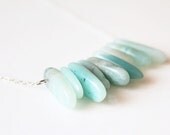 Amazonite Fringe Necklace