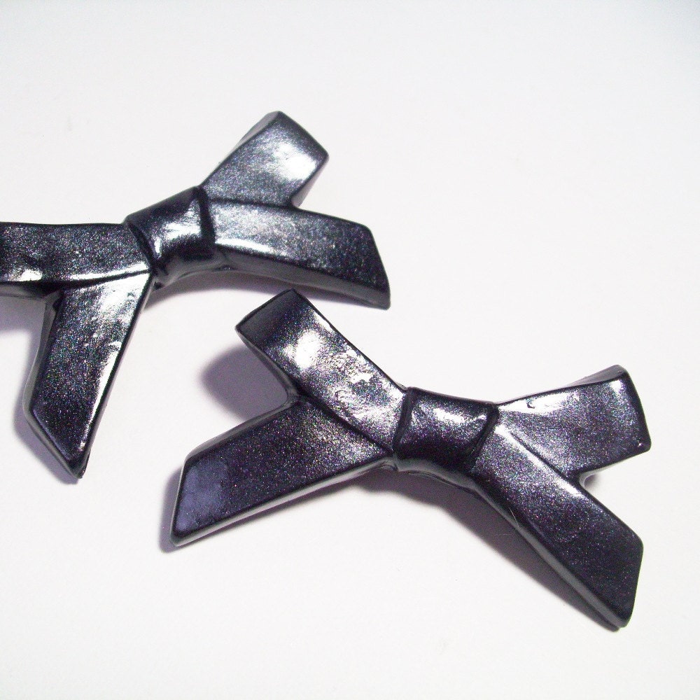 Black Bow Push Pins Set of 2 Thumb Tacks Desk Organizers Office Accessories Decorative Thumbtacks Cork Board Pins