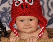 Girly Baby Hog WIld Beanie