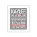 Personalized Custom Baby Birth Information Wall Art Typography Nursery Art Print Poster 8 X 10 Wall Decor