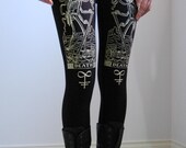 XL- NOCTEX - Death Tarot Card Leggings