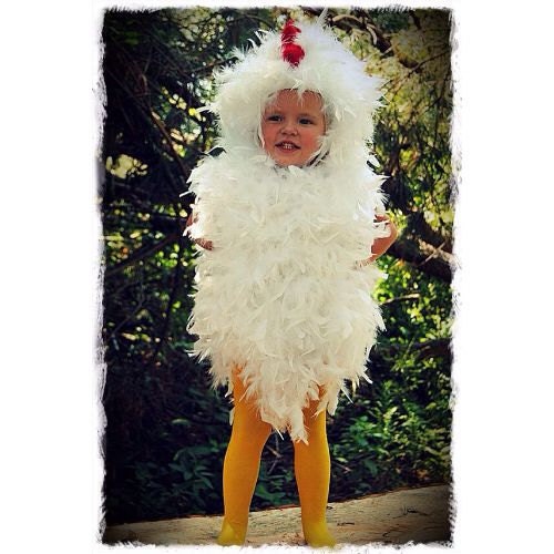Chicken Costume Toddler Child Fluffy Feather