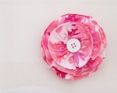 Girls Spring Flower Hair Clip, pink hair bow,  dreamy, kids, children, toddler, pink hair clip, little girls hair bow
