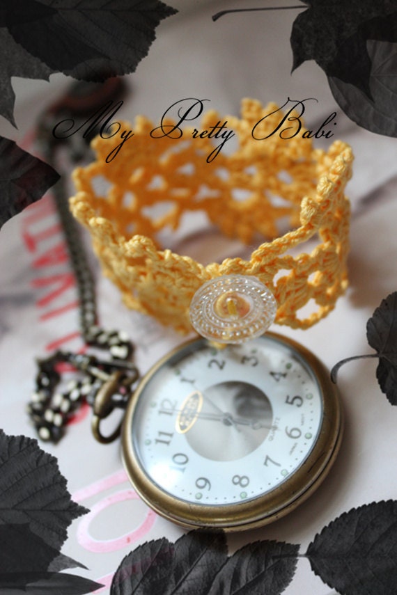 Crochet Bracelet Crochet Cuff Bracelet Cuff Handmade