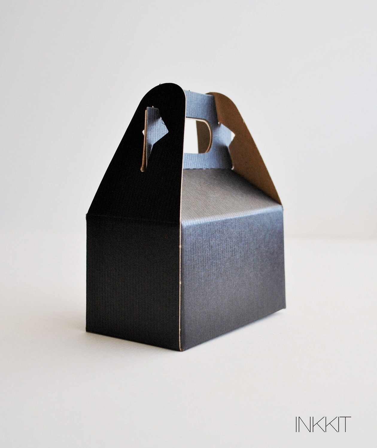 mini gable box- black (10 boxes)