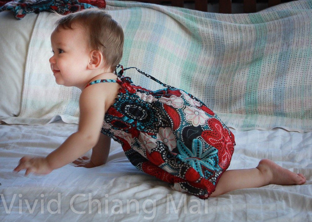 Baby girl dress, infant clothes, 4-12 months size 12 m gift