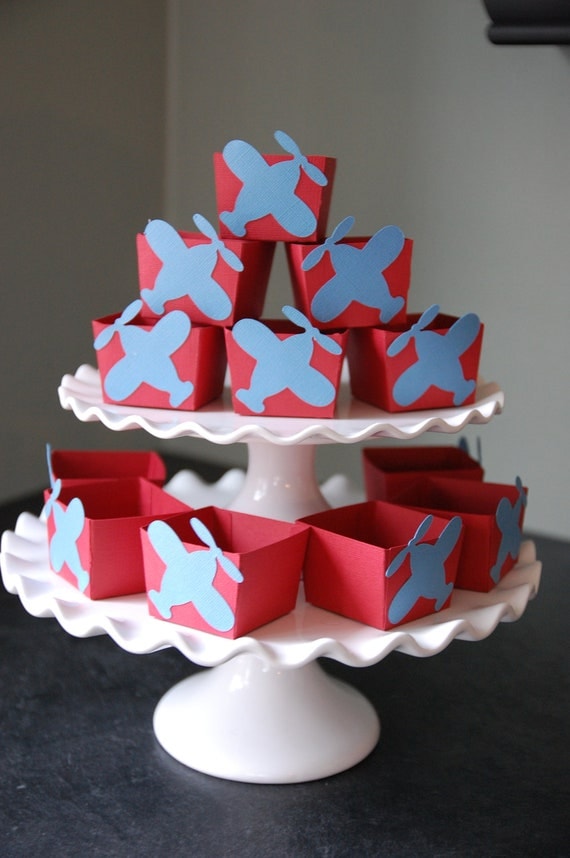 Airplane Candy Cups, Airplane Party Supplies, Airplane Birthday, Airplane Baby Shower, Airplane Decorations, 12 Pcs Il_570xn