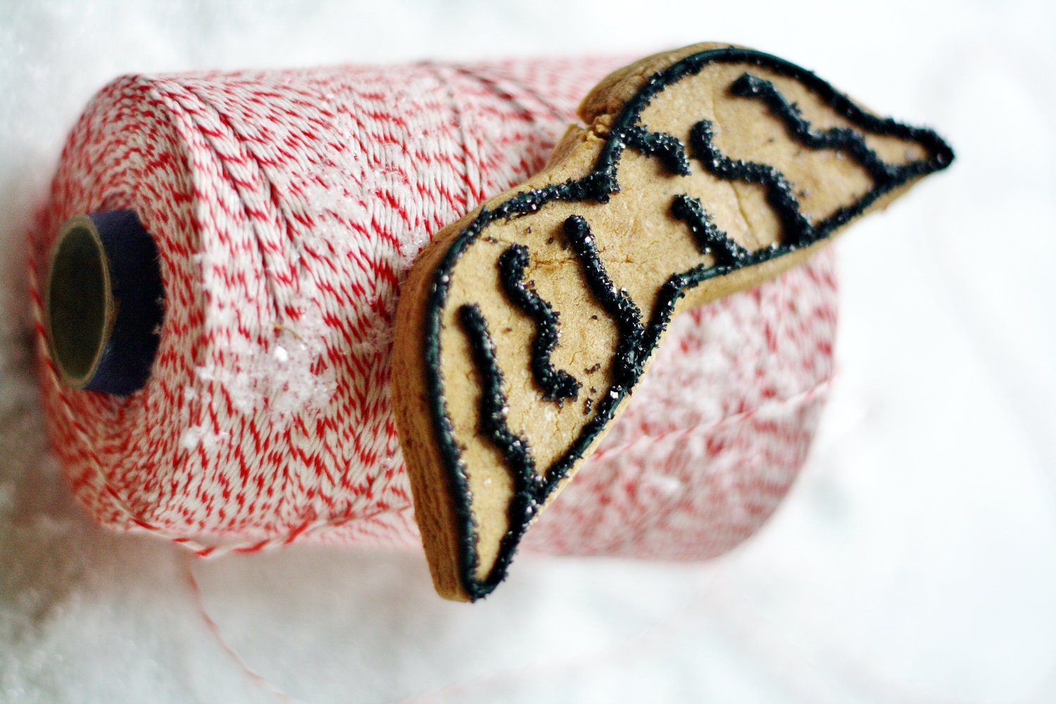 Gingerbread Mustache Decorated Cookies