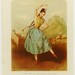 1940s Ballerina Ballet Print (Wall Hanging Decor Art To Frame) La Gypsy Book Plate No. 2