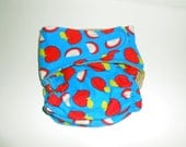 OS Cloth Diaper - Fitted Diaper - Apples