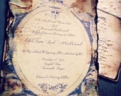 Art Deco Vintage Wedding Invitation
