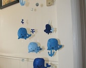 Baby Mobile - Whale Ocean Water Theme Felt